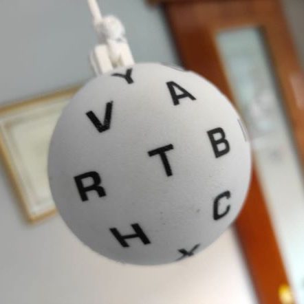 pelota de terapia visual